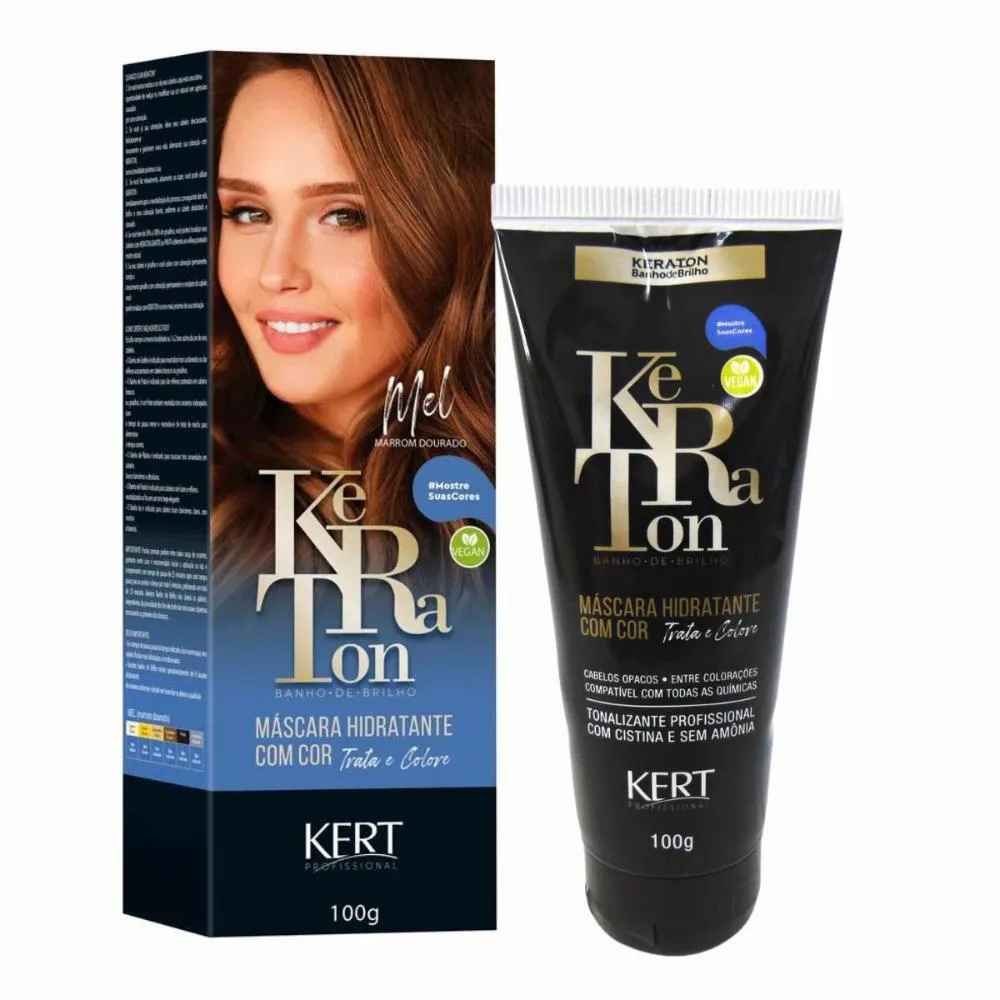 Tonalizante mel para cabelo amarelado