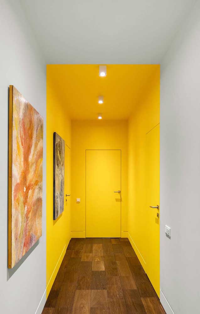 tons de amarelo