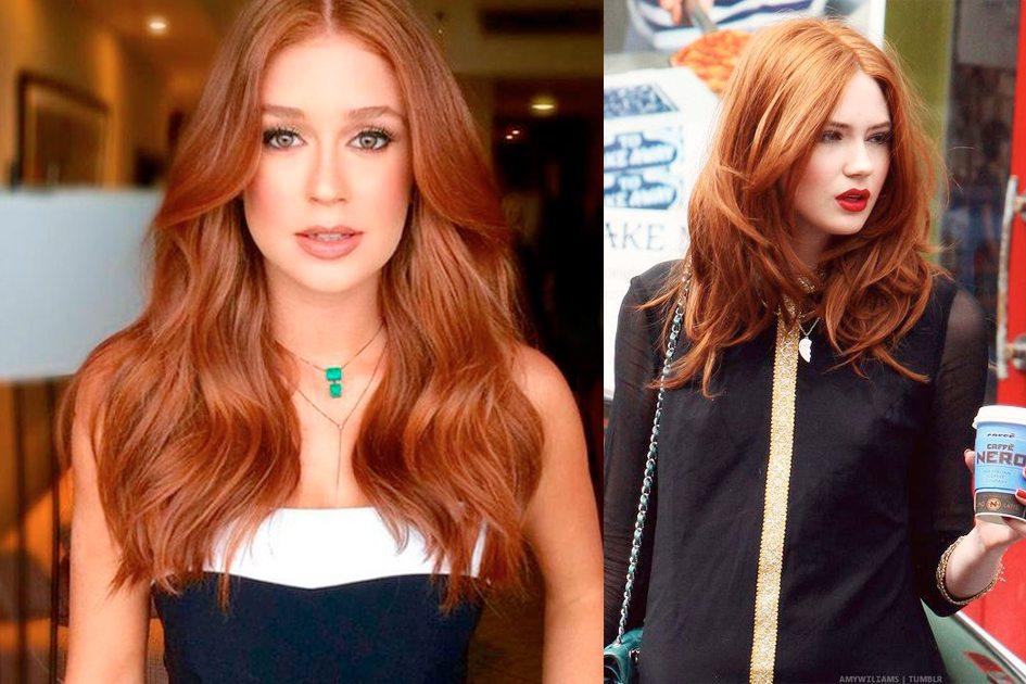 ruivo acobreado vs ruivo strawberry blonde