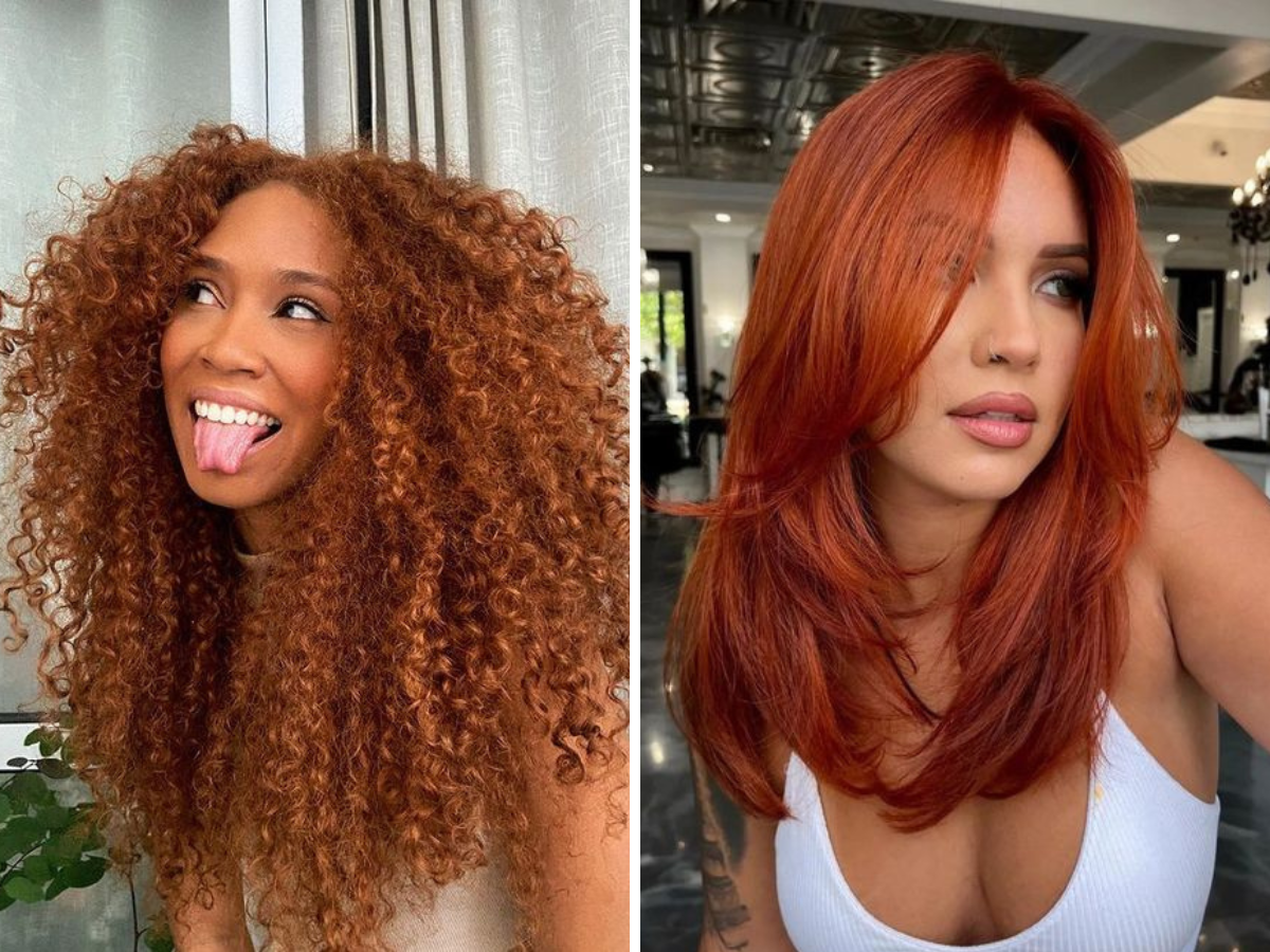 ruivo acobreado vs ruivo strawberry blonde