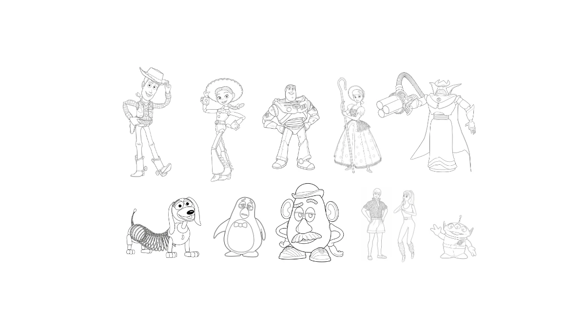 desenhos de toy story para crianças