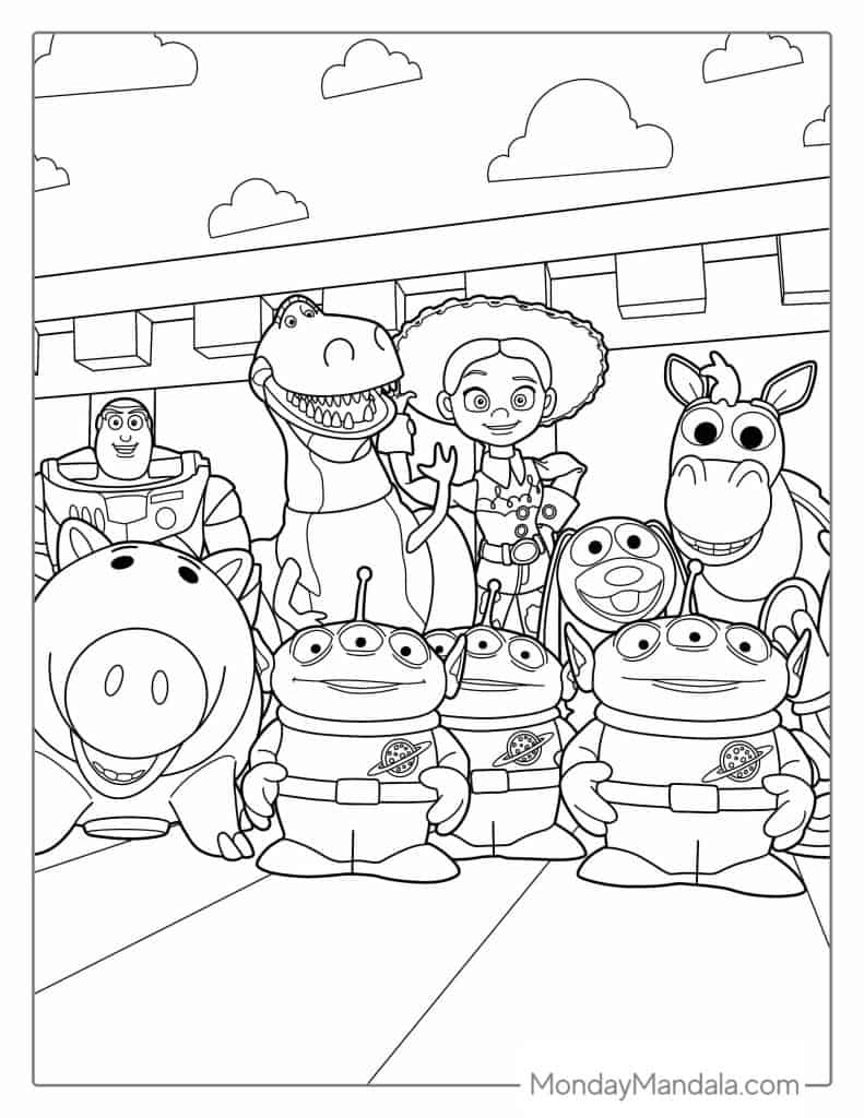 toy story para pintar
