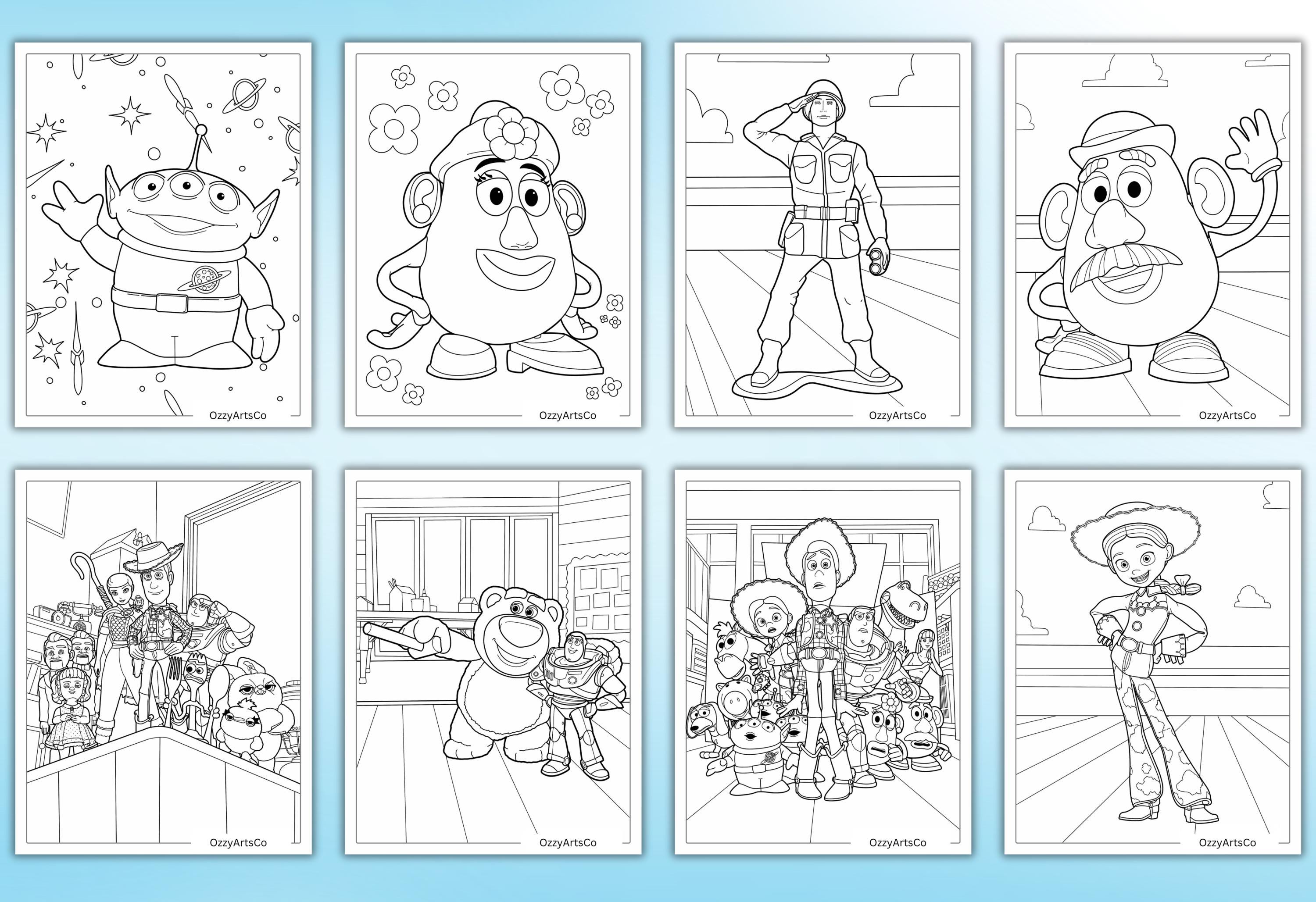 toy story 3 para colorir