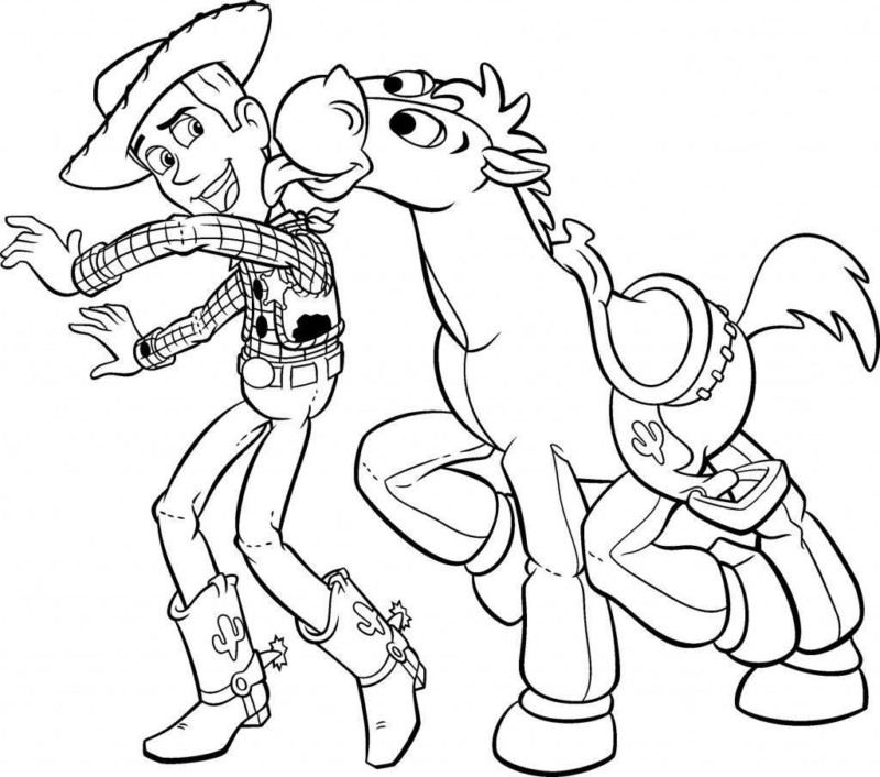 woody para colorir