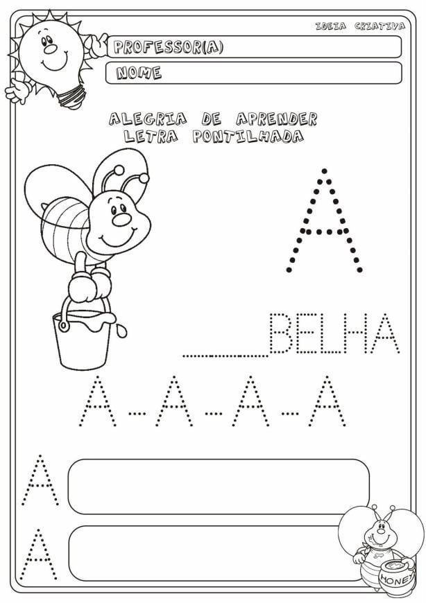 jogos educativos letra a