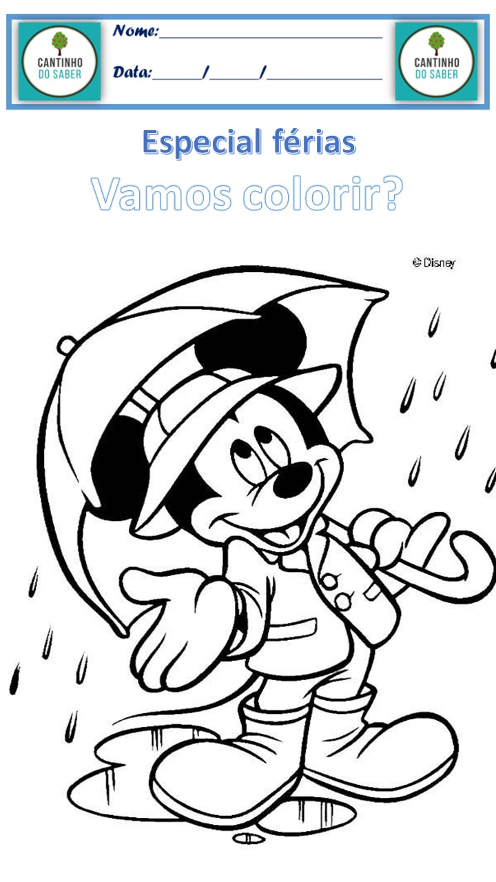 custo benefício de livros de colorir da turma do mickey