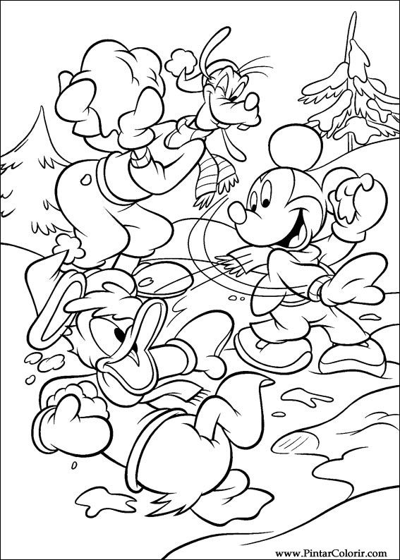 livro de colorir turma do mickey vs desenhos avulsos