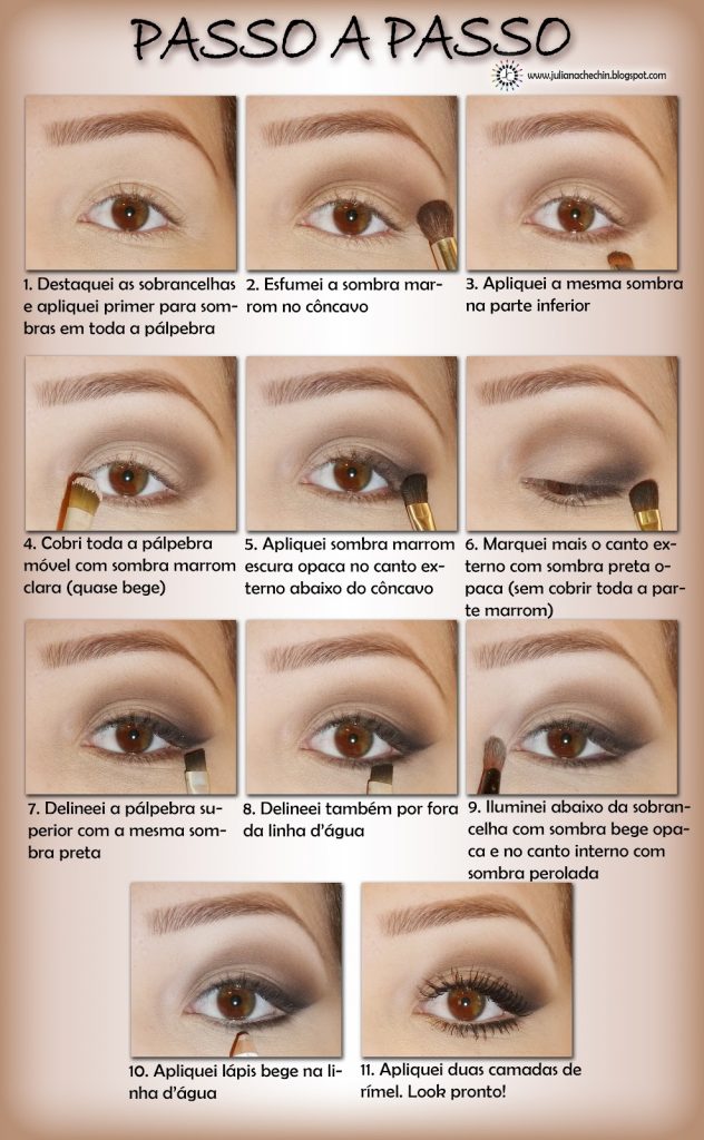inspiração maquiagem para iniciantes passo a passo