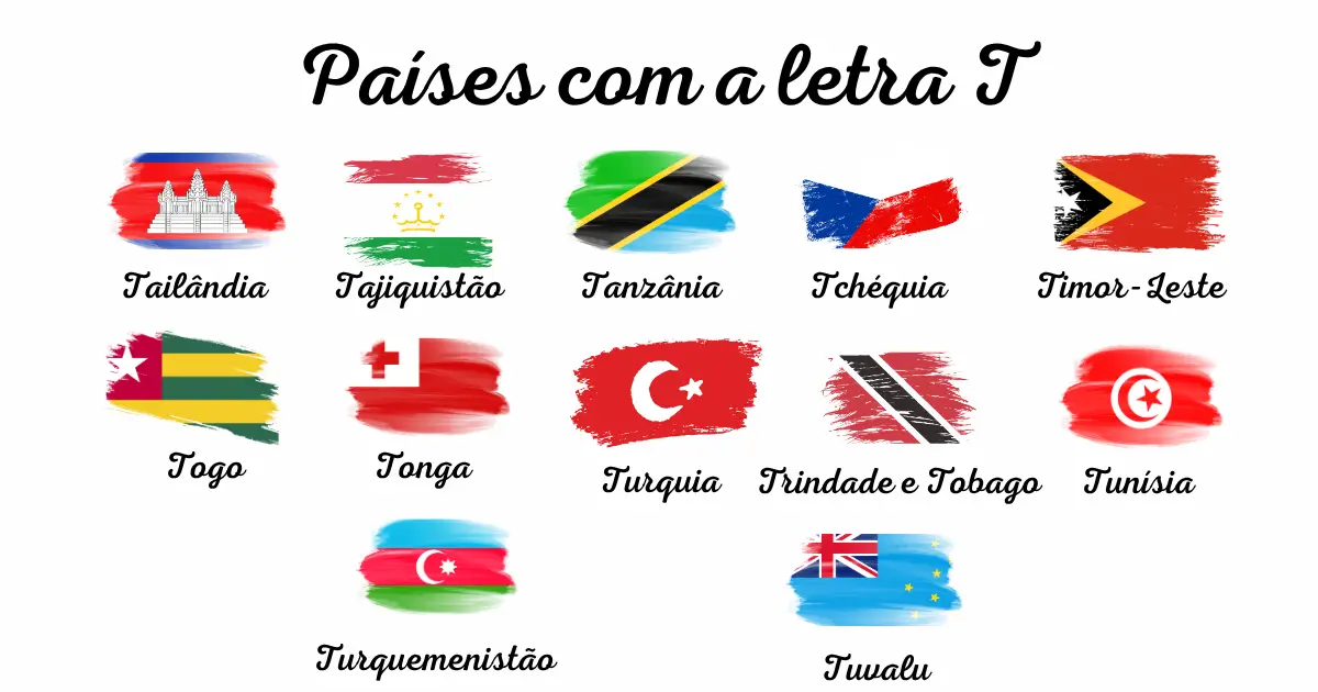 um país com a letra t