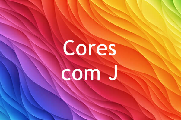 cores com j e seus códigos hexadecimais