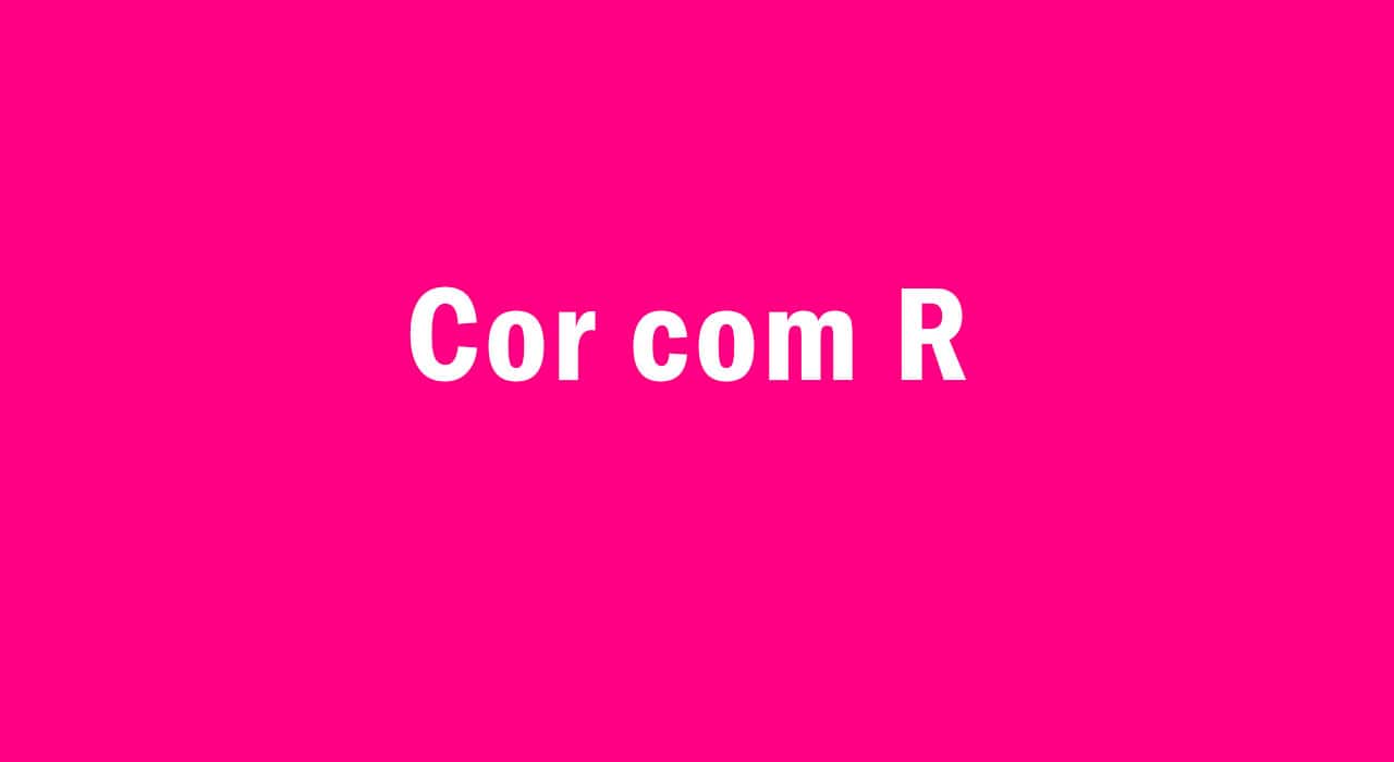 lista de cores com R