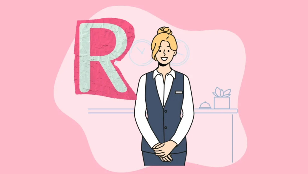 uma profissão com a letra r