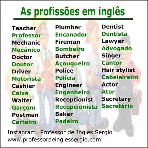 lista de profissões com a letra r