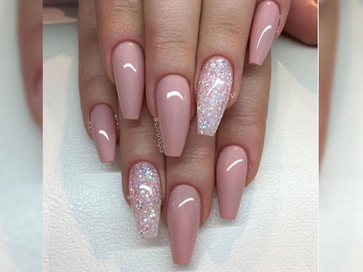ideias de unhas bailarina simples para o dia a dia