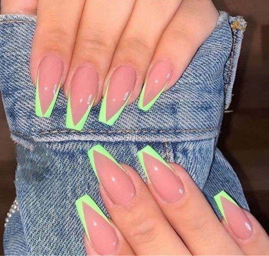 ideias de unhas bailarina simples para o dia a dia
