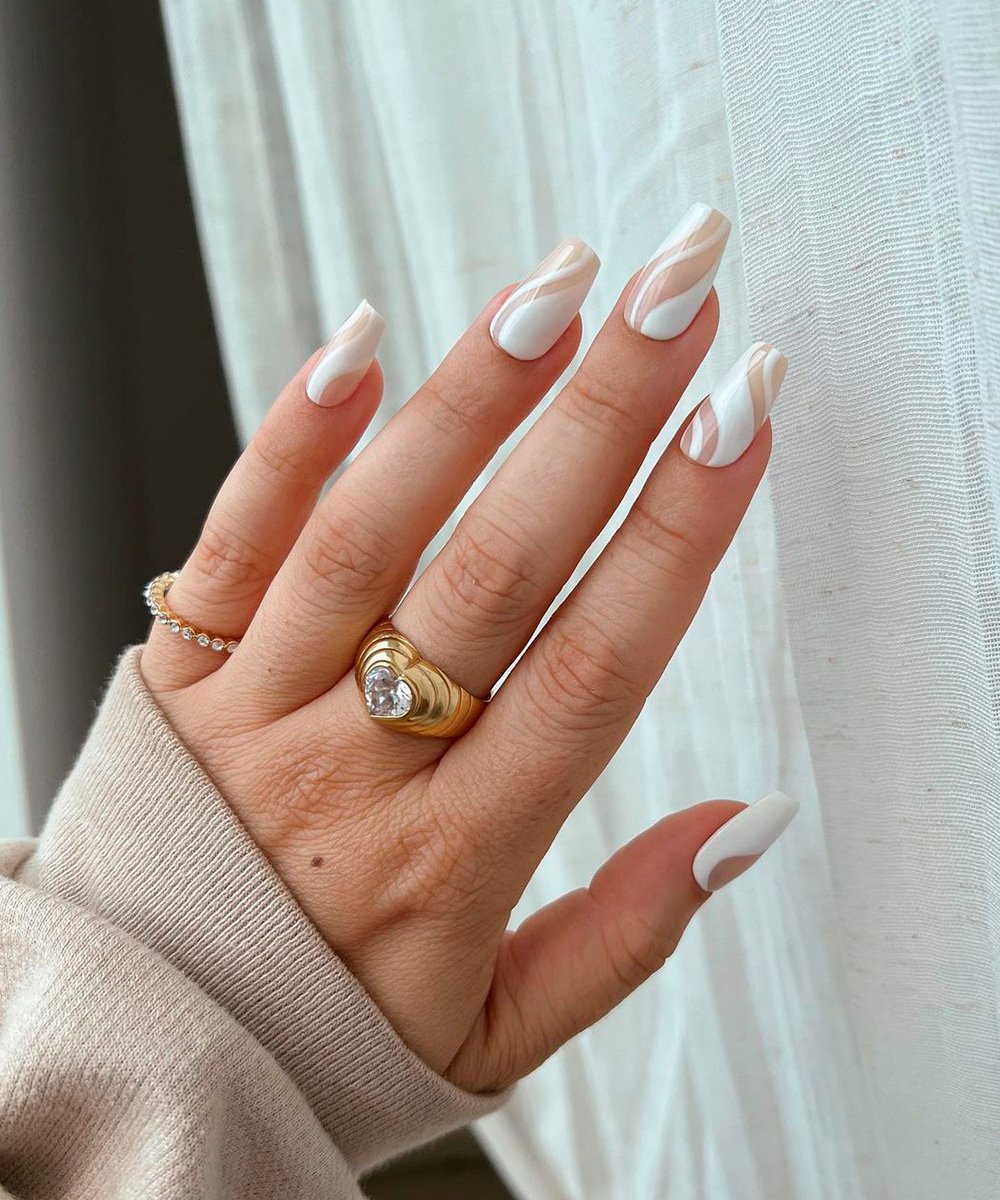 ideias de unhas bailarina simples para o dia a dia