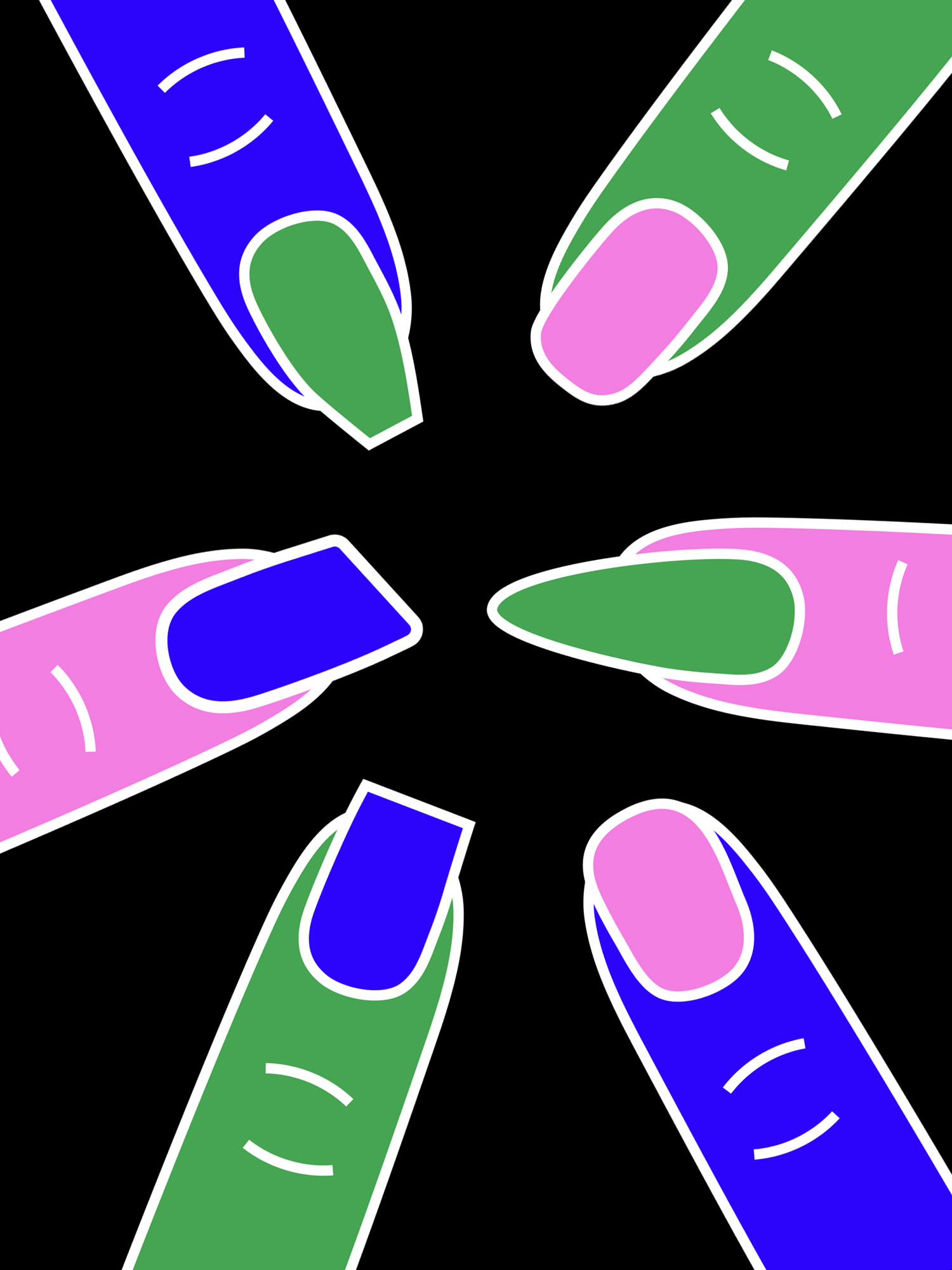 unha bailarina vs stiletto qual formato escolher