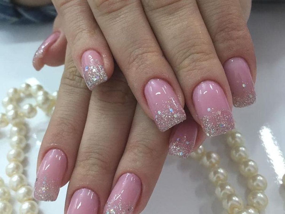 francesinha com glitter prateado