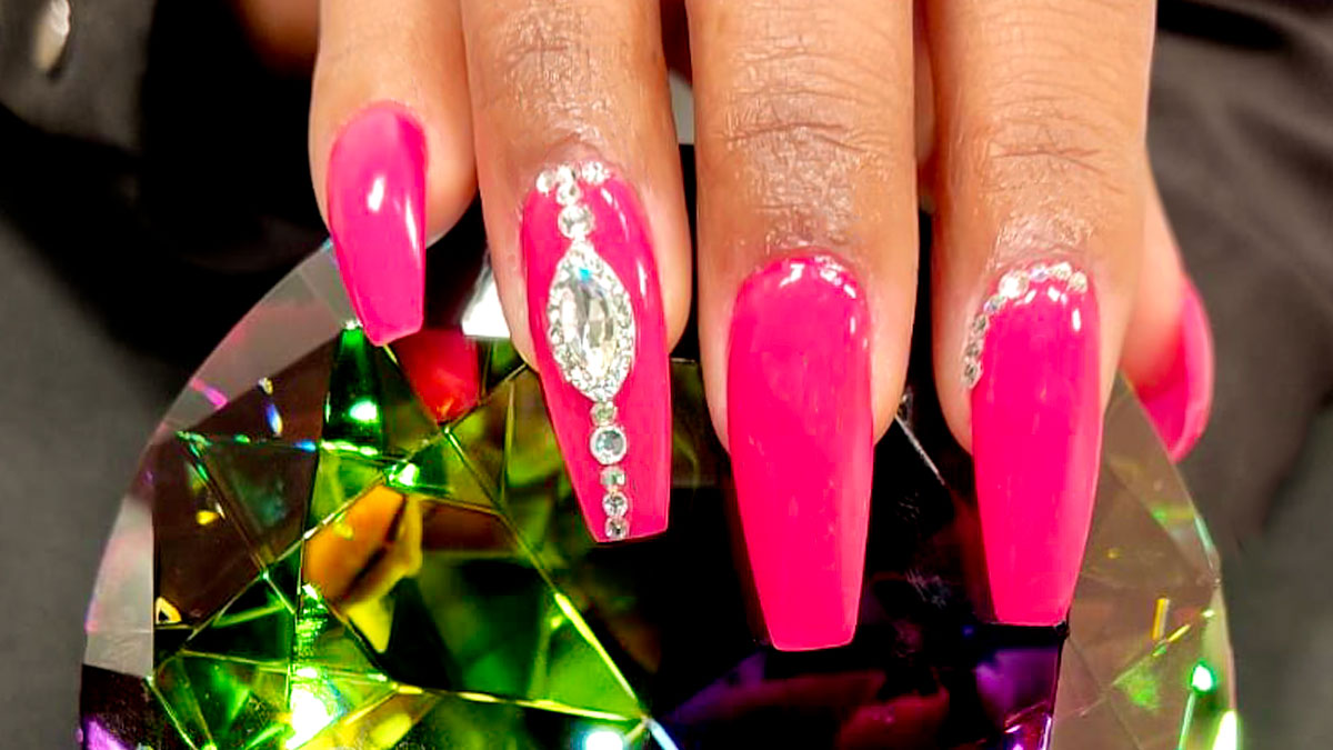 unha de gel bailarina