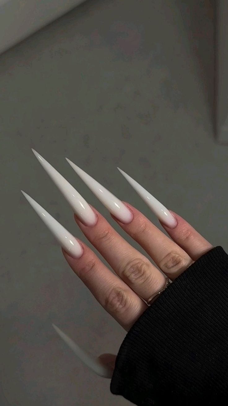 preço unha de gel bailarina ou stiletto