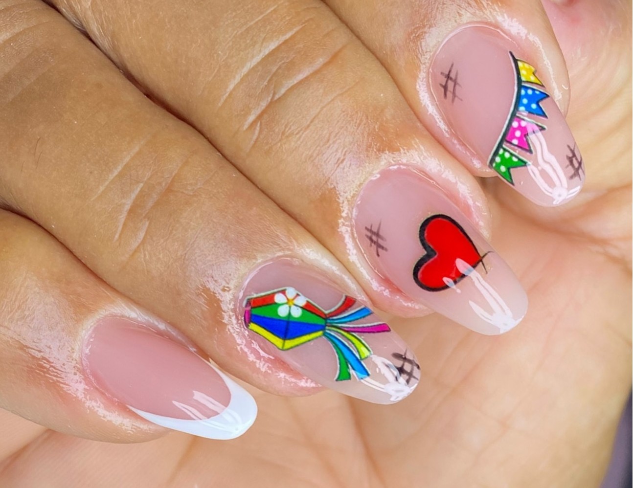 Unha Decorada De Quadrilha