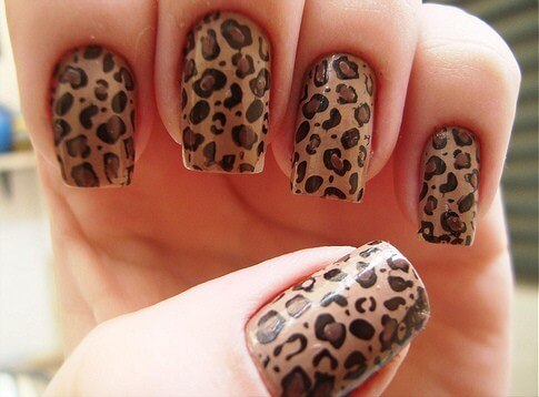 Unha Decorada Oncinha Vermelha