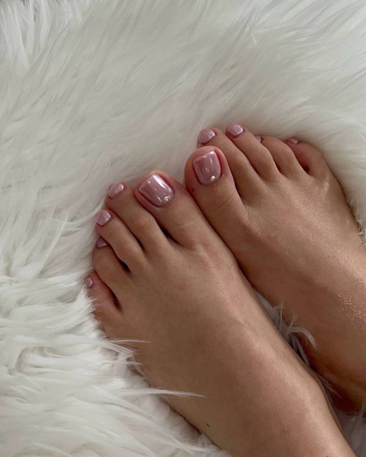 ideias unhas do pe decoradas simples e bonitas