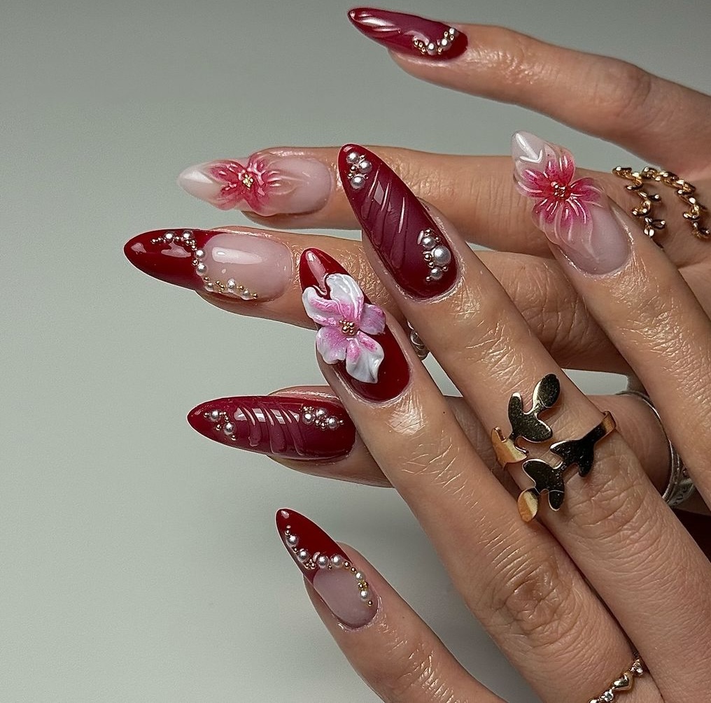 erros comuns ao fazer unha em gel vermelha