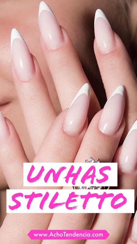 unha stiletto encapsulada