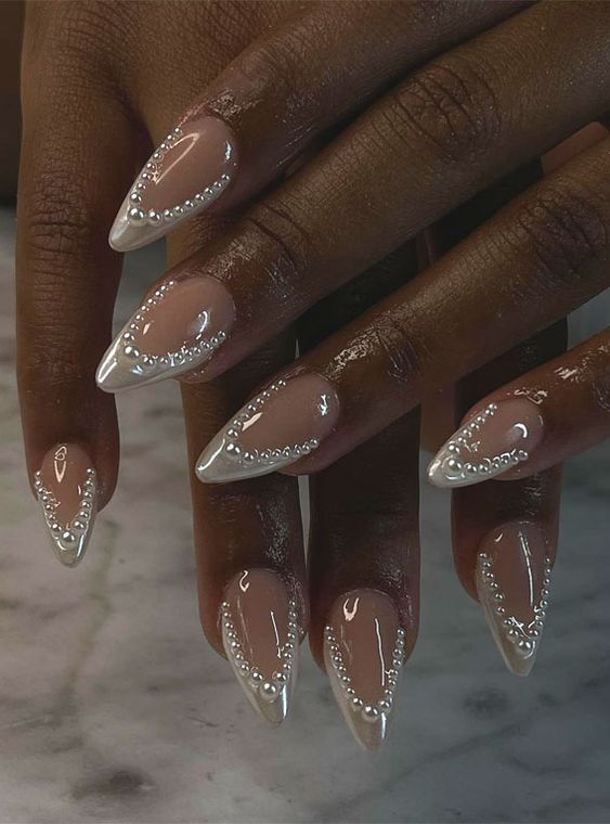unhas decoradas para casamento