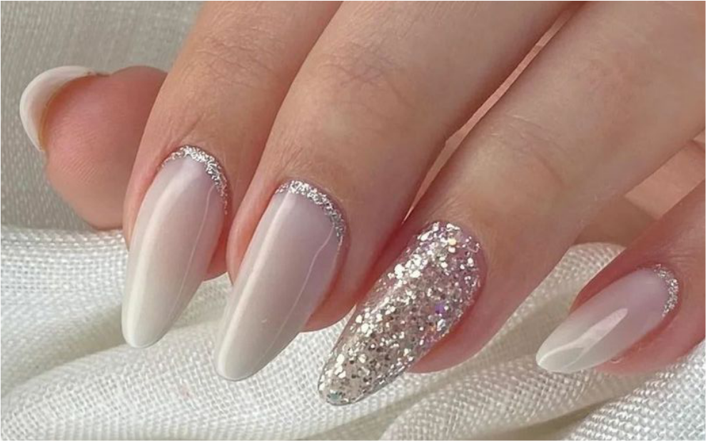 unha stiletto noiva