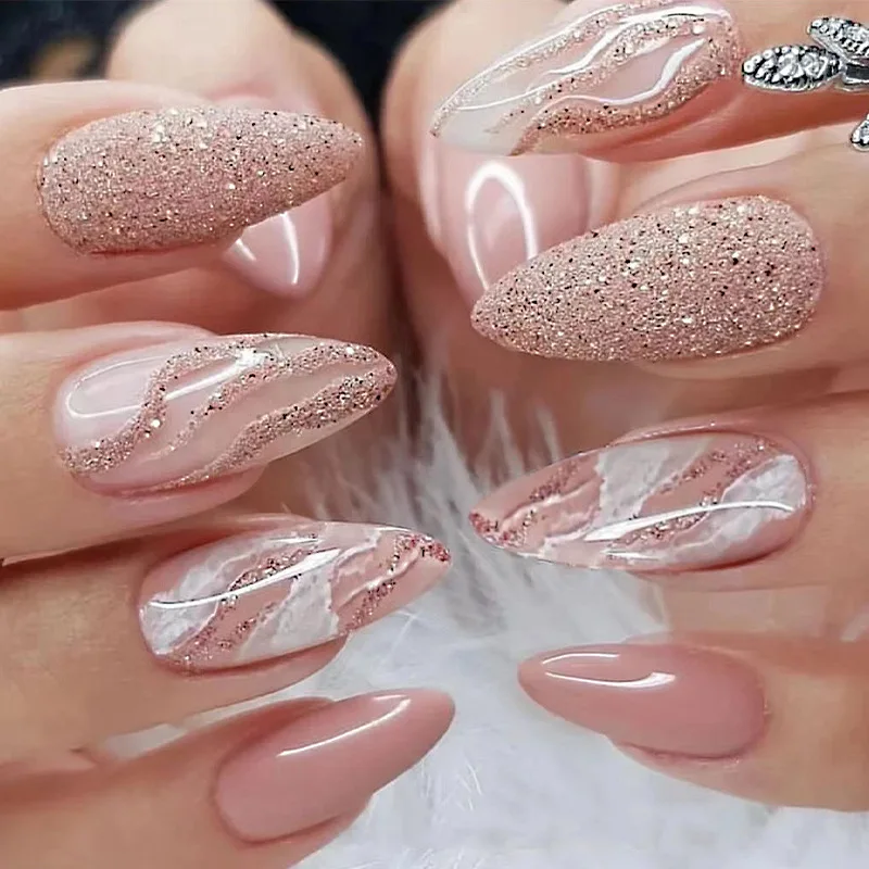 unha stiletto acrigel