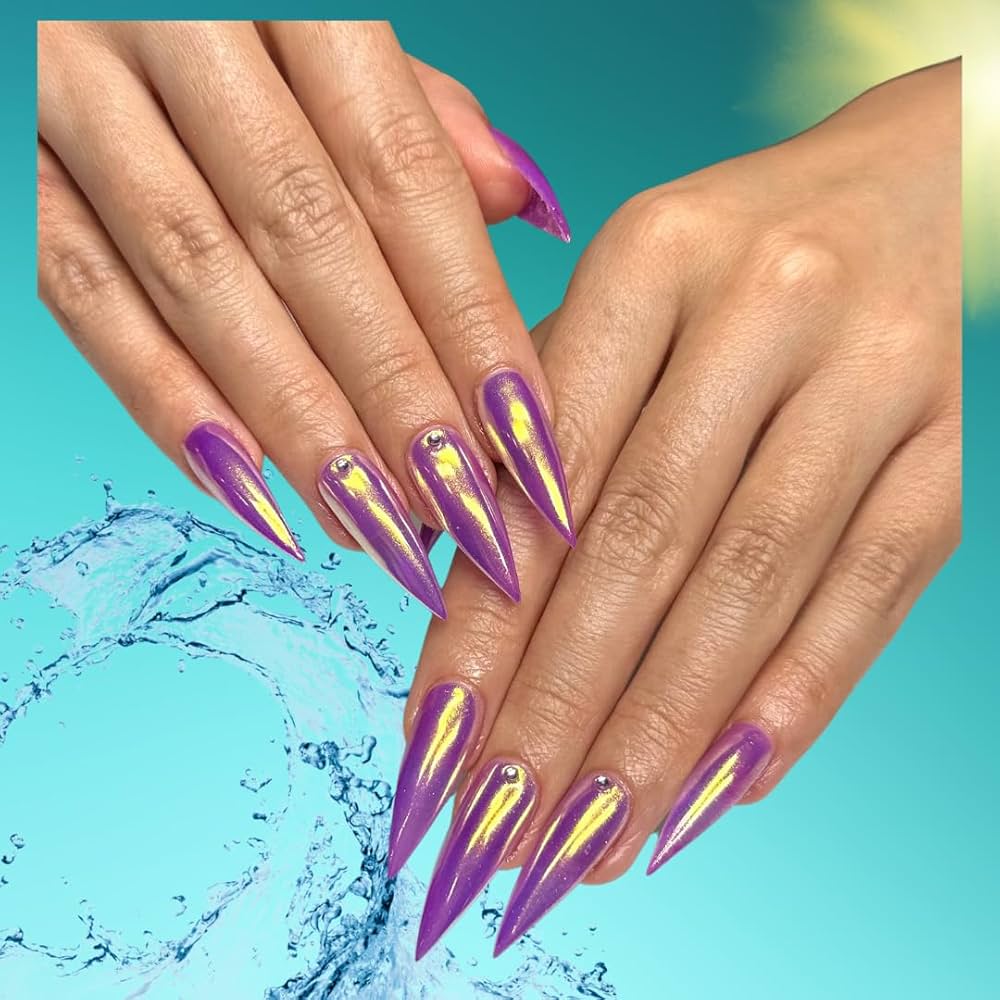 unha stiletto acrigel
