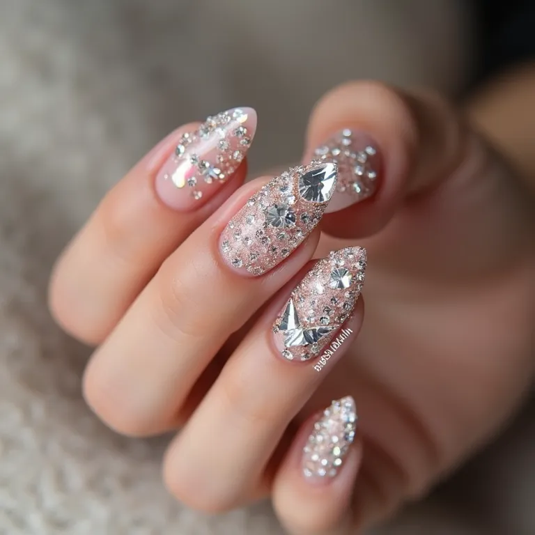 unha stiletto bailarina