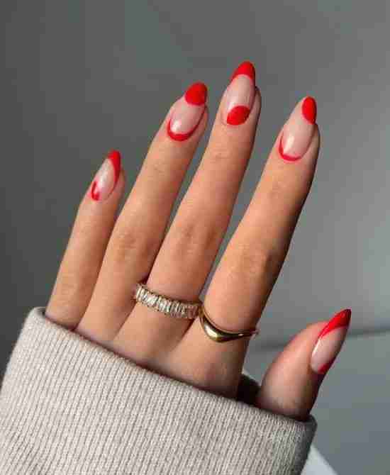 inspiração unhas vermelhas decoradas