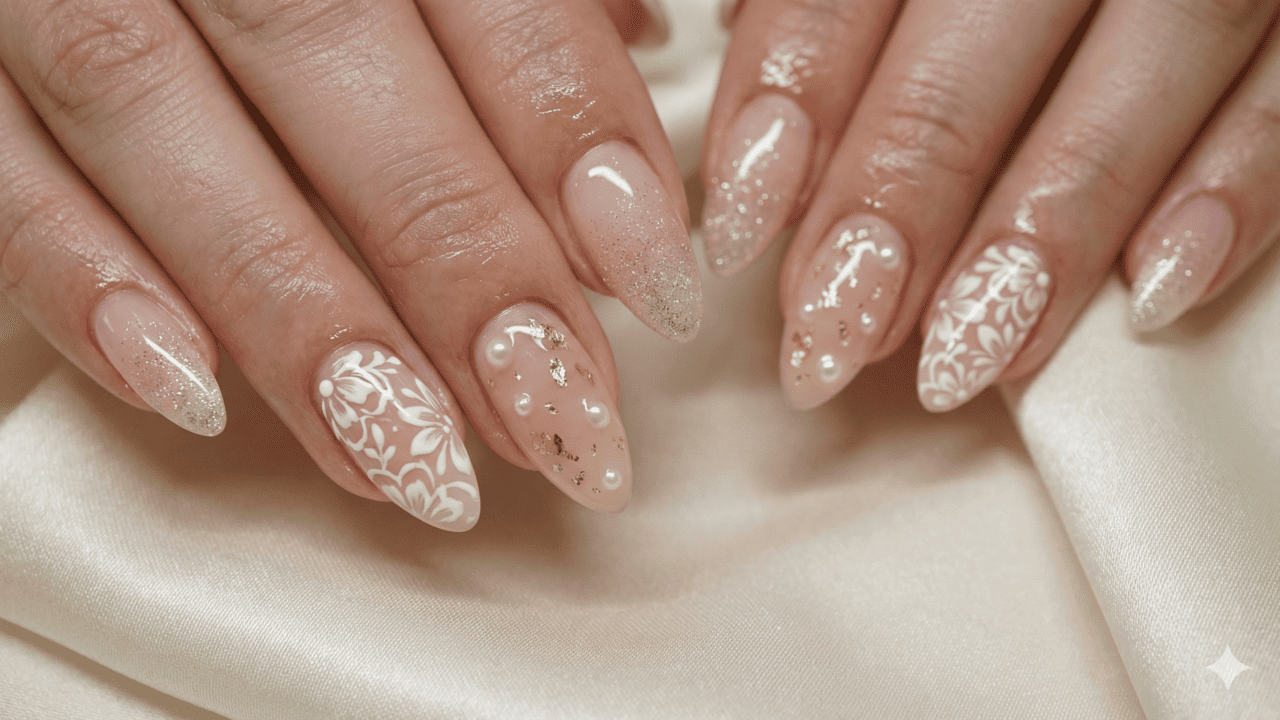 unhas claras para pele clara