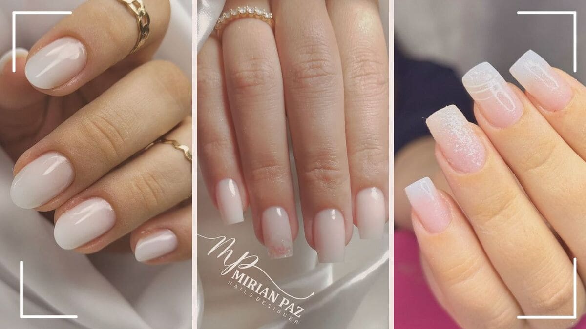unhas claras para pele morena