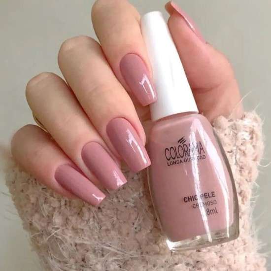 unhas claras para casamento
