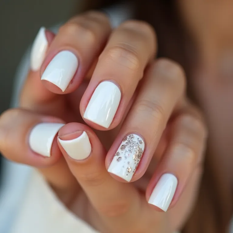 unhas claras com baby boomer