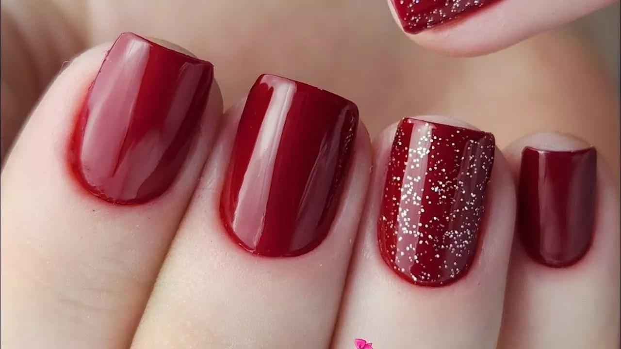 como fazer unhas curtas vermelhas perfeitas em casa