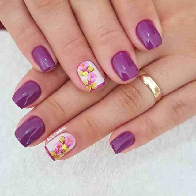 unhas curtas elegantes
