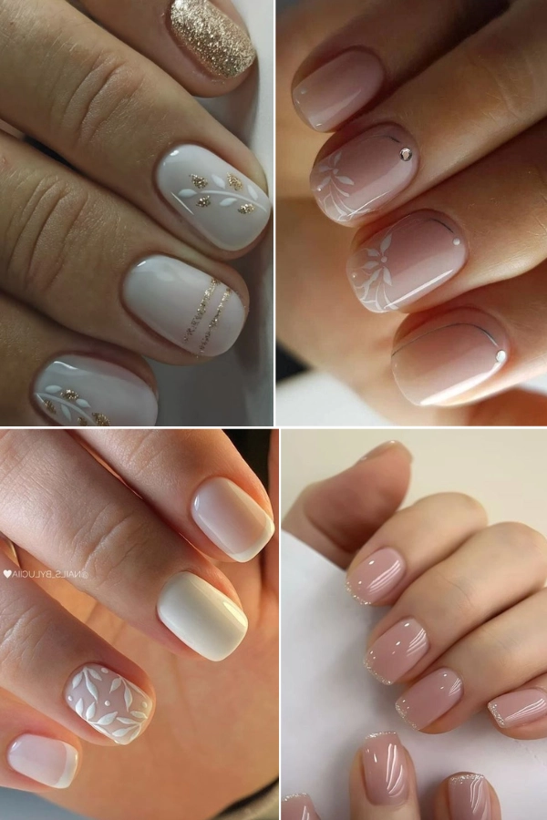 unhas curtas francesinha