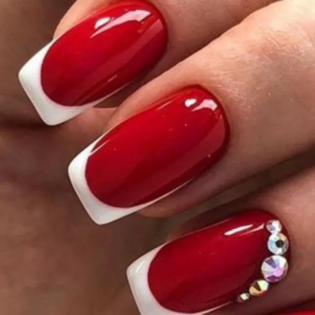 unhas de gel vermelhas curtas problemas comuns
