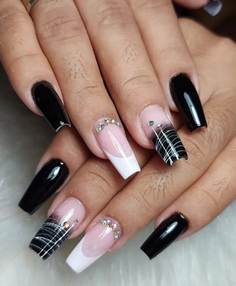 erros comuns ao fazer unhas de gel pretas