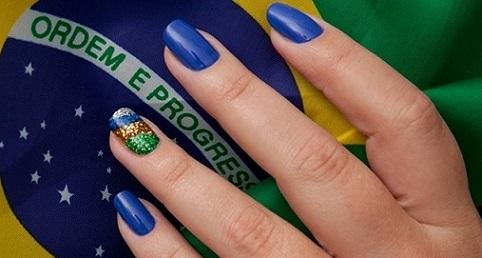 Como fazer unhas decoradas para a Copa do Mundo passo a passo