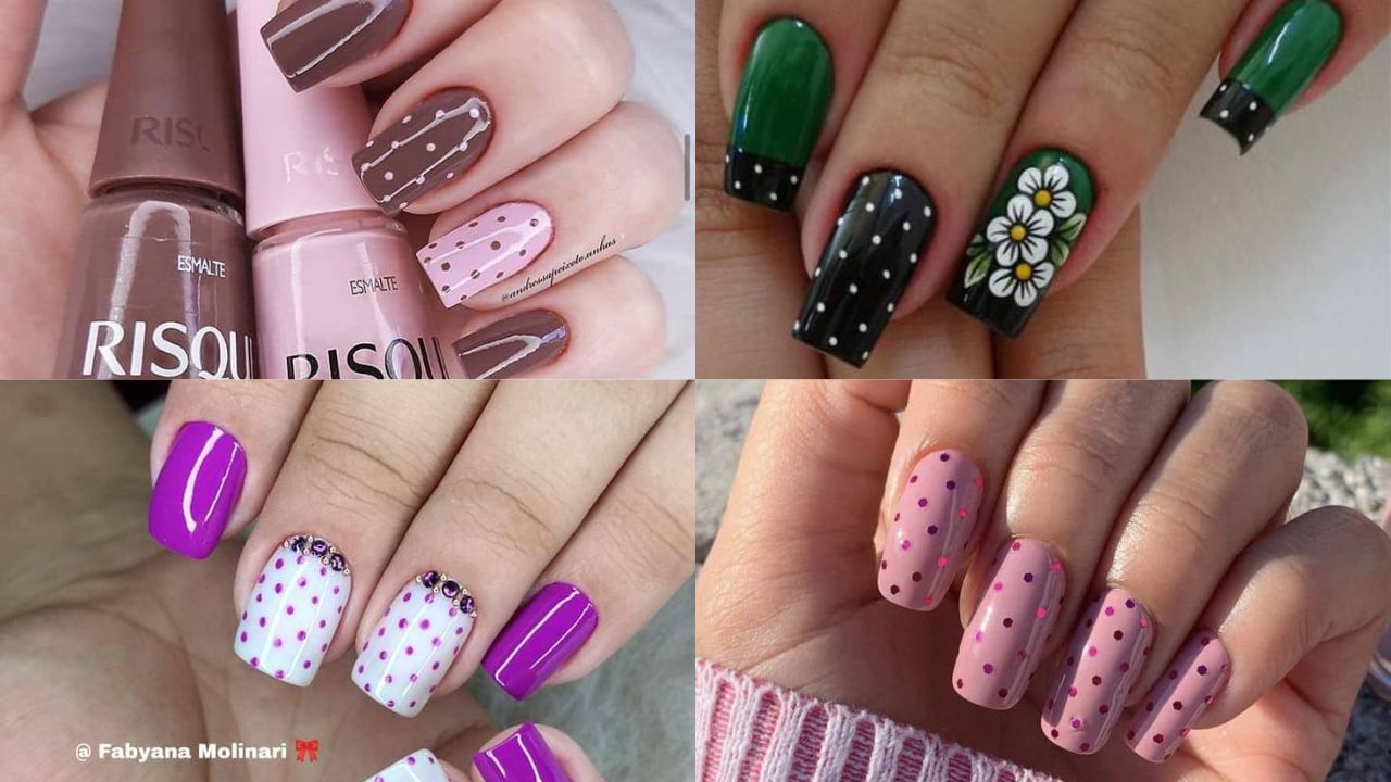Unhas Decoradas Com Bolinhas