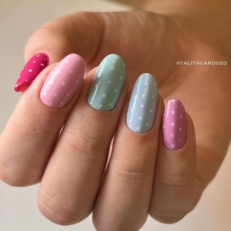 Unhas Decoradas Com Bolinhas