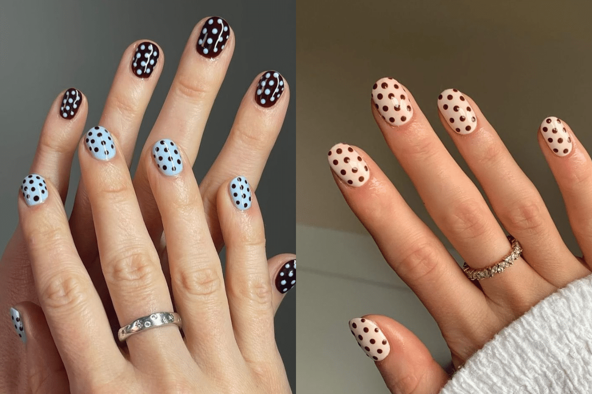 Unhas Decoradas Com Bolinhas