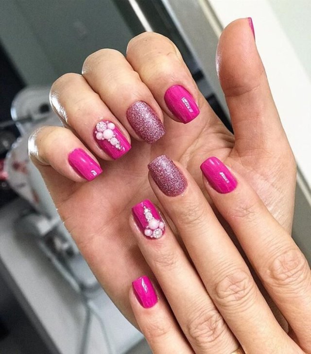 unhas curtas decoradas vs unhas longas decoradas