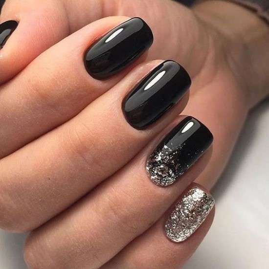 unhas decoradas lindas pretas